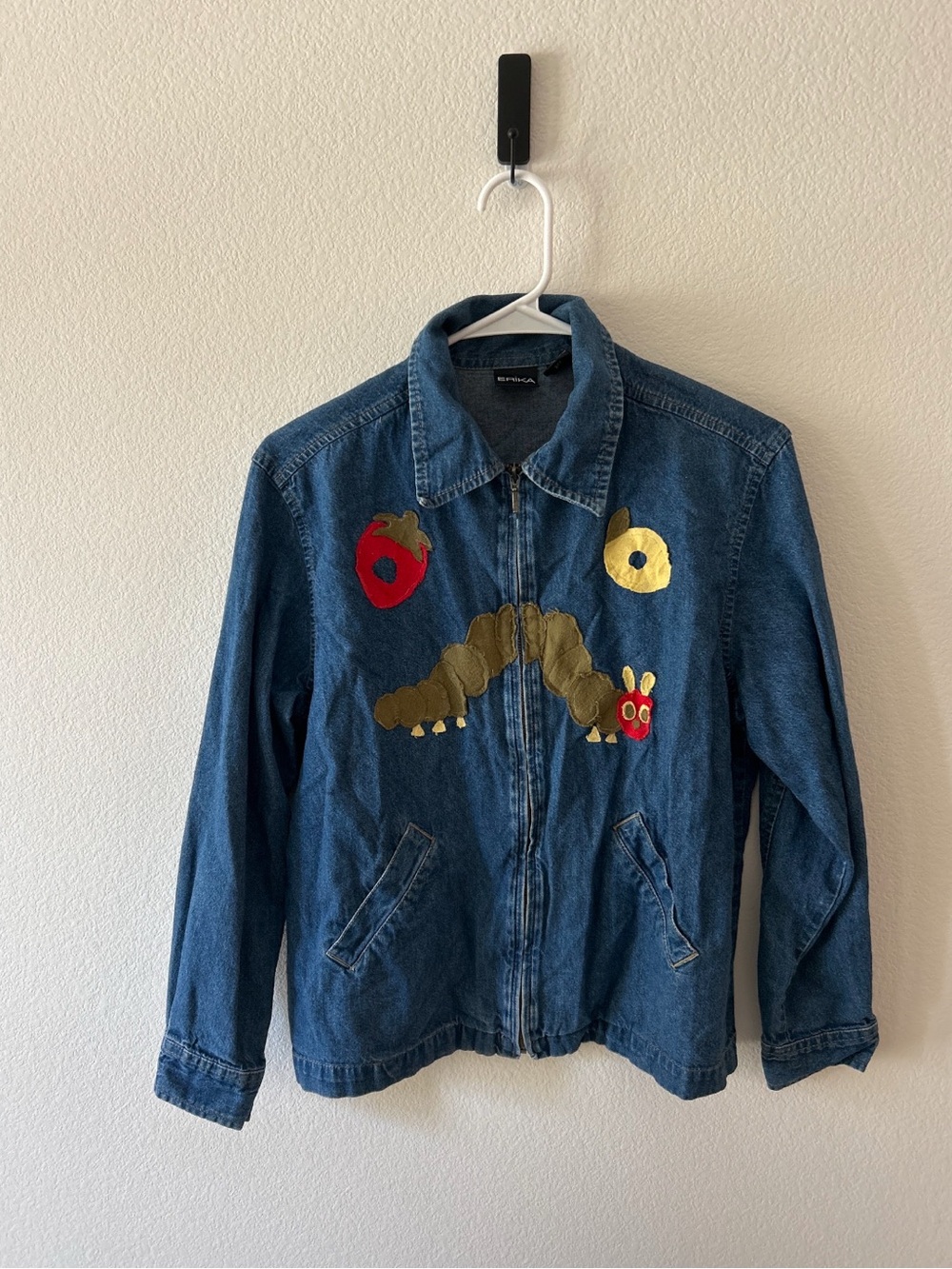 Classic Denim Jacket with Eric Carole’s Very Hungry Caterpillar